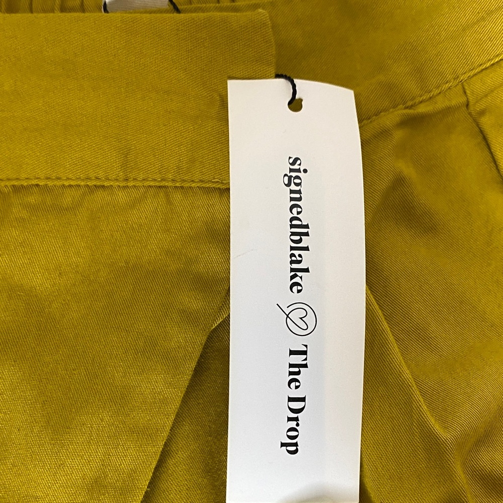Slim Pleated Pants in Mustard - Women’s Casual Trousers - Picture 4 of 7